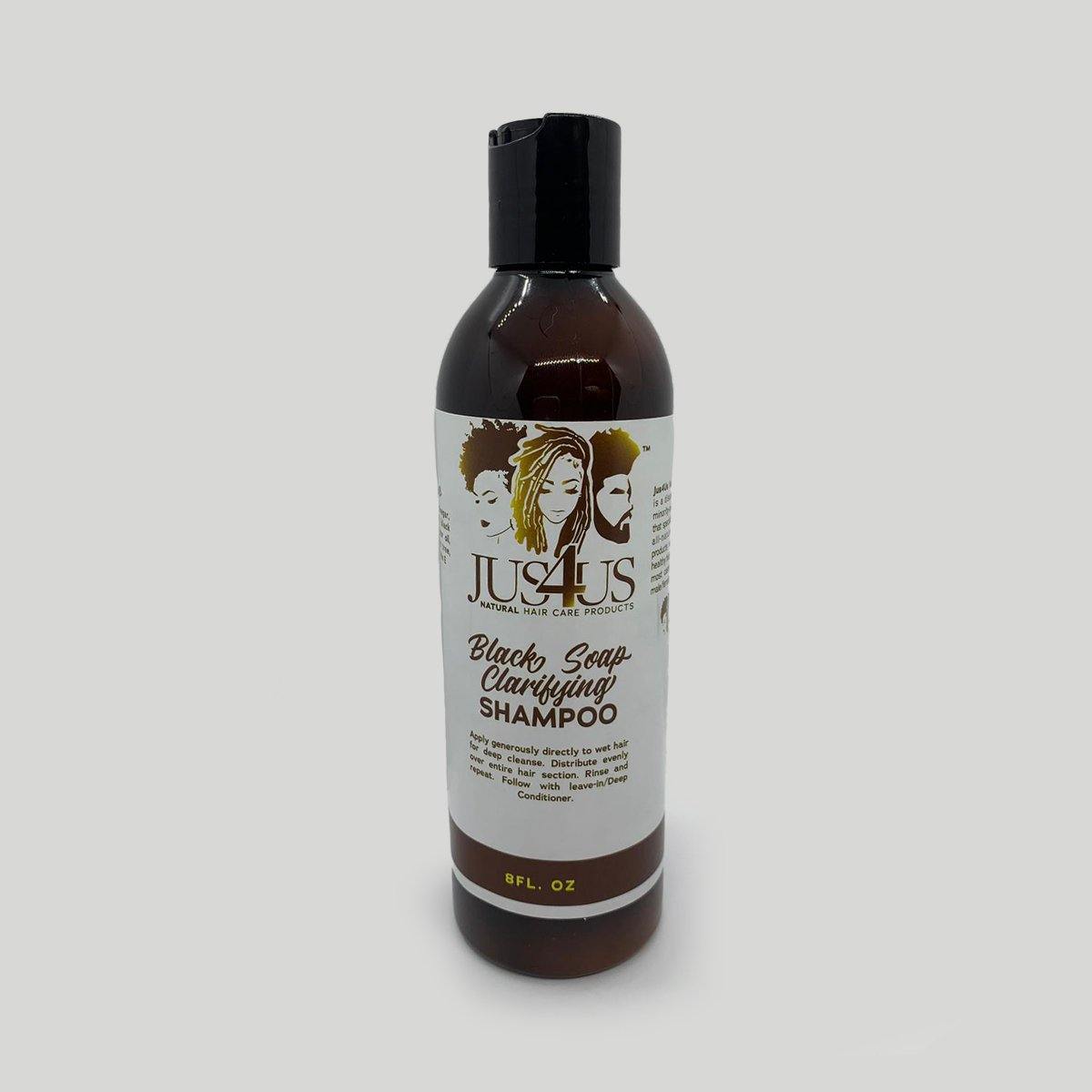 Black Soap Clarifying Shampoo - Jus4Us-Naturals