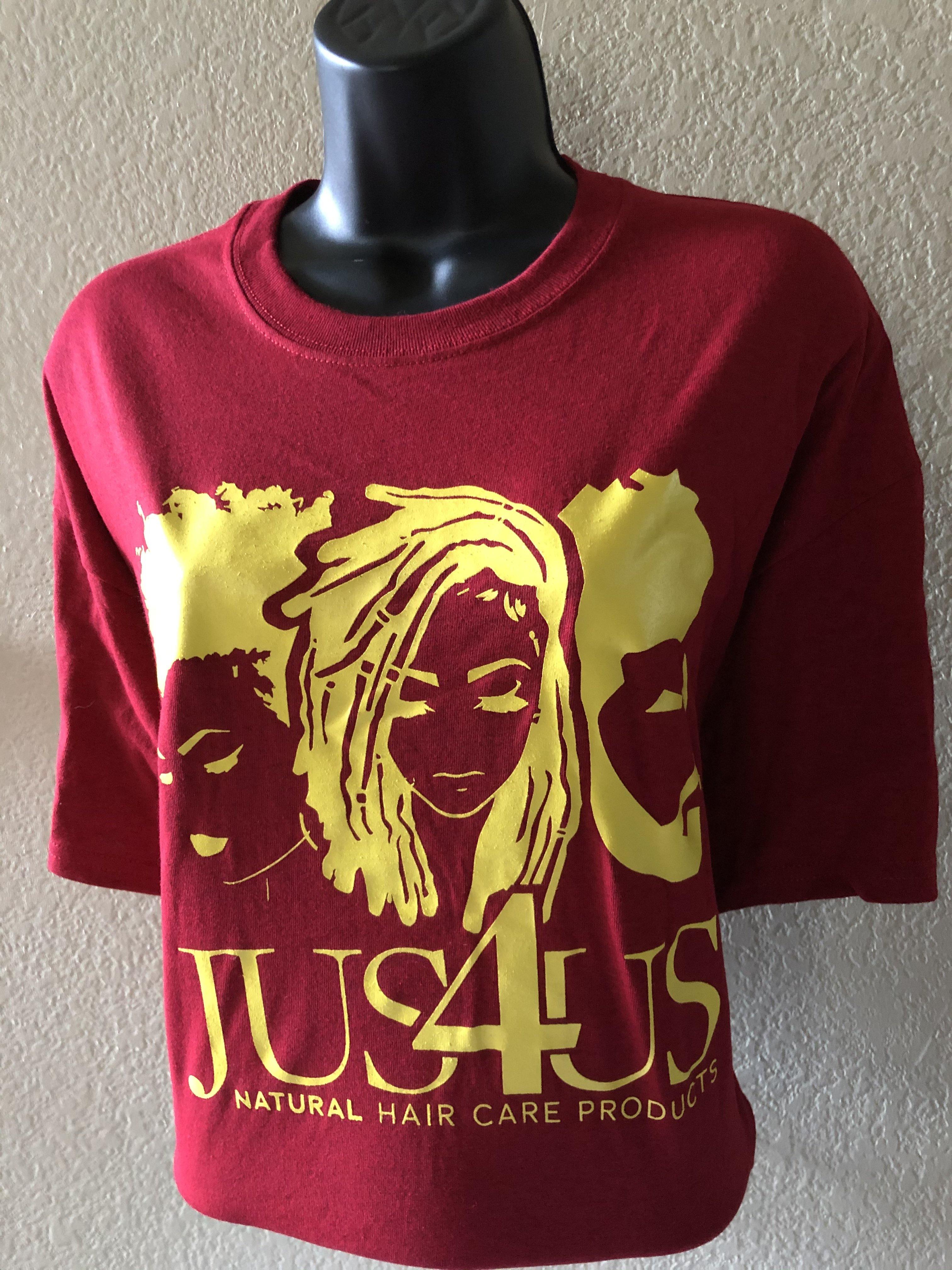 Jus4us Red Unisex Tee’s - Jus4Us-Naturals