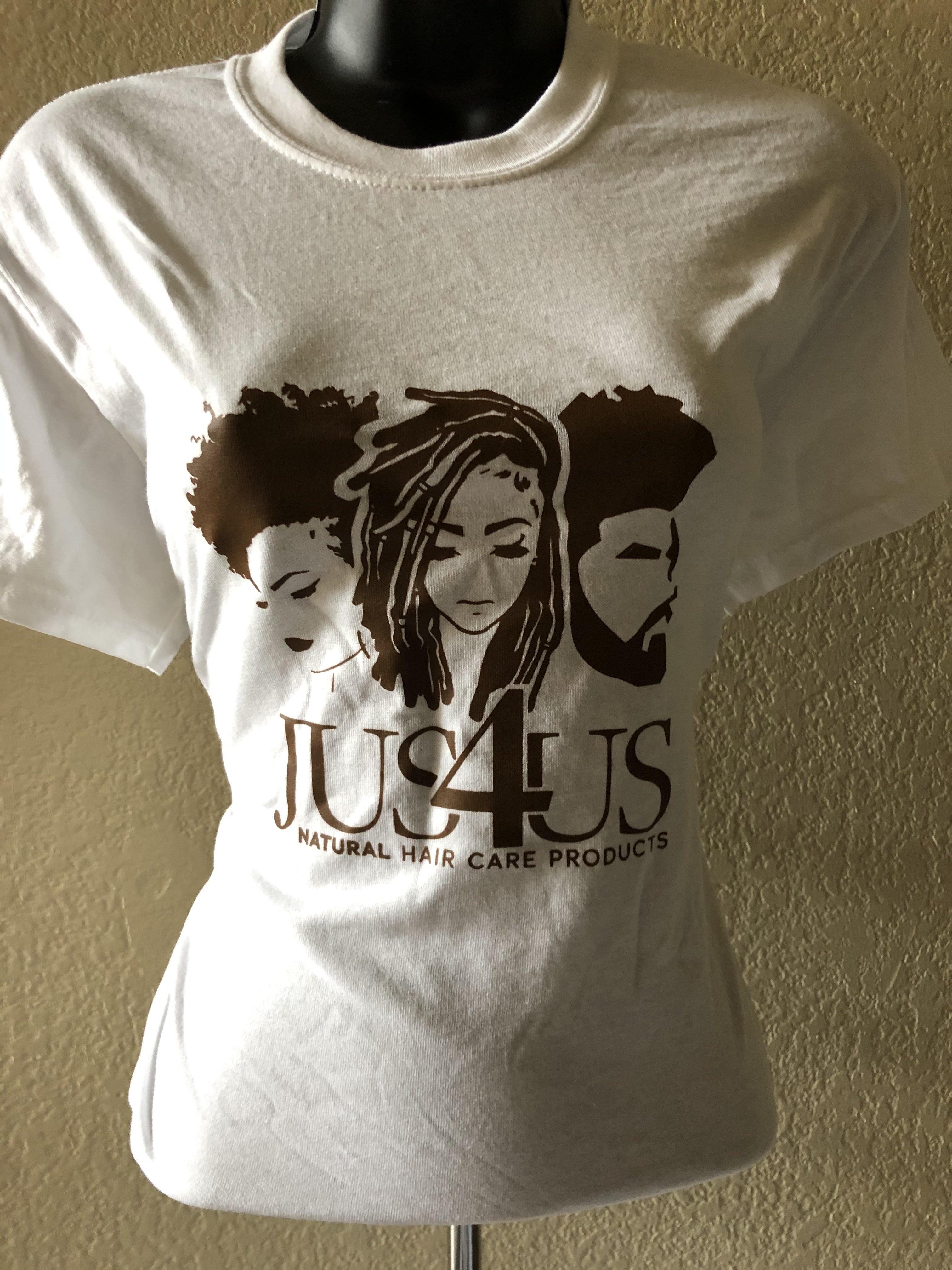 Jus4us Black Fitted Tee’s SM - LG - Jus4Us-Naturals